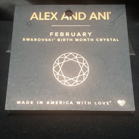 NWOT Alex & Ani RS February Swarovski Bracelet - Picture 11 of 11